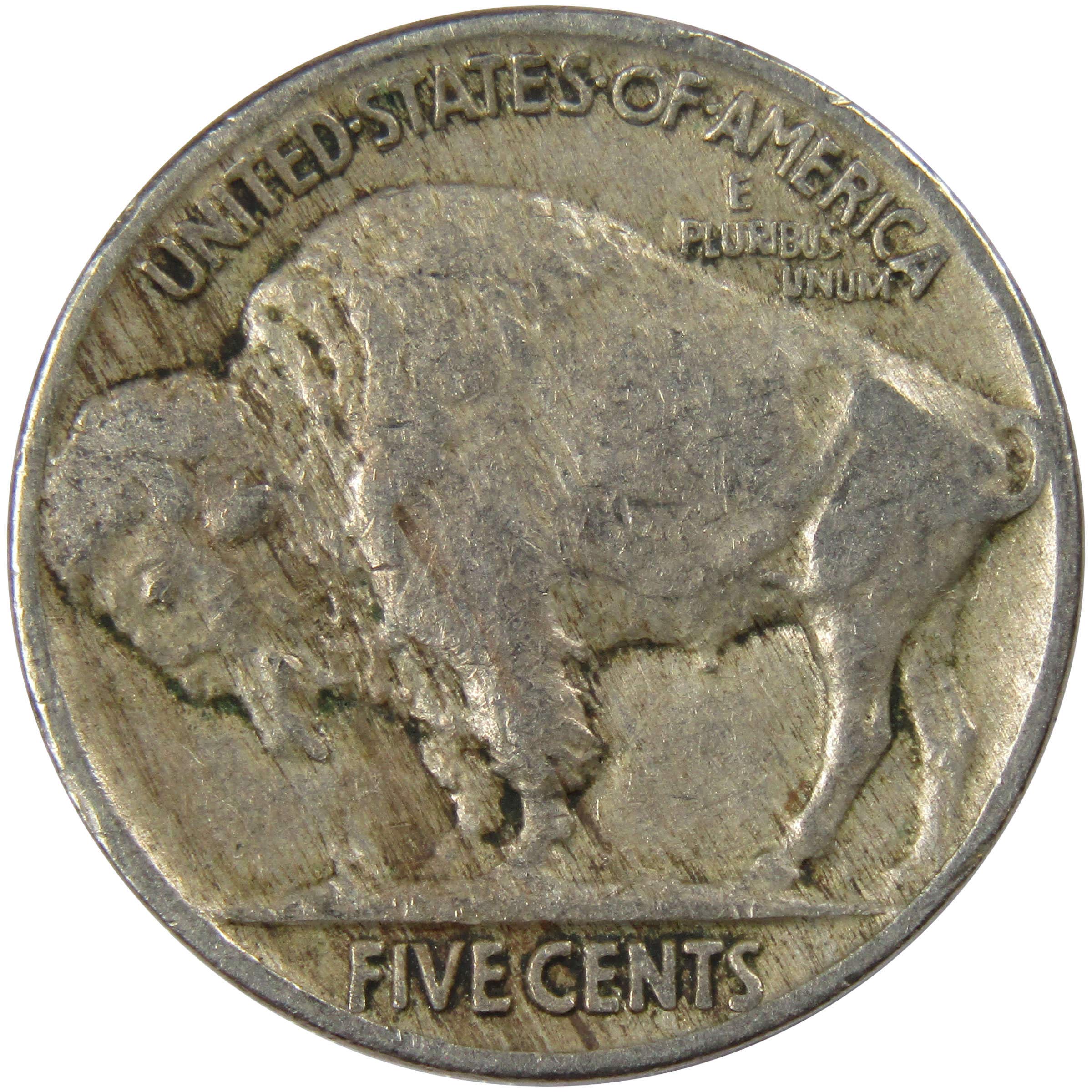 1935 Indian Head Buffalo Nickel VF Very Fine 5c Coin Collectible